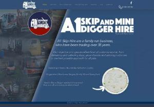 A1 Skip and Mini Digger Hire - �A1 Skip Hire are a family run business, who have been trading over 35 years.

�Our objective is to give excellent level of customer service, from delivering and collecting skips, ground works and advising�customers on the best possible approach for all jobs.�

Operating in Hagley, Stourbridge, Netherton,Dudley, Kingswinford, Womborne, Sedley, Brierly Hill and Quarry Bank.

​Need a Skip or Digger outside of these areas?

Give us a call and we may be able to help!