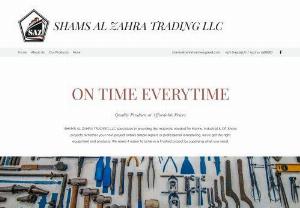 Shams Al Zahra Trading for you - Marine Tools. Marine Hardware, Ship Supplies, Ship Stores