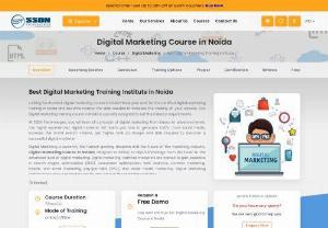 Best Digital Marketing Course in Noida - A good course will support you build the abilities needed to become a successful digital marketer fast and increase your career. SSDN Technologies deliver best digital marketing course in Noida with the help of industry professionals who have more than 8 years of experience in this field. Take the basic to advance level training with real time experience.