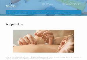 Acupuncture Therapy in Surrey - Acupuncture involves the insertion of very thin needles through your skin at strategic points on your body