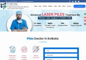 Best Piles Specialist in Kolkata | Best Fistula Specialist in Kolkata - Dr. Azhar Alam is the Best Piles Specialist in Kolkata & Best Fistula Specialist in Kolkata. Get bloodless, painless Laser treatment. All Insurances /Mediclaim / Swasthya Sathi accepted. Completely Painless Procedure by The BEST LASER SURGEON in Kolkata. No cut No Wounds, Resume Work in 48 hours. Dr. Azhar Alam | Best Laser Surgeon in Kolkata | Best Piles & Fistula Specialist in Kolkata | Best Gall Bladder Surgeon | Best Laparoscopic Surgeon | Best Hernia Surgeon | Best Gastrointestinal...