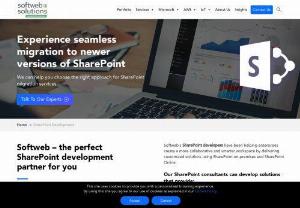 SharePoint Managed Services - At Softweb Solutions, we have a team of skilled SharePoint developers that help businesses worldwide to embrace new collaboration capabilities with a variety of SharePoint services.