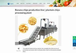 Banana chips production line | plantain chips processing plant - The banana chips production line uses advanced production equipment to produce fried banana chips/plantain chips. The raw material for processing is generally immature bananas or plantains. This whole banana plantain chips production includes peeling, slicing, blanching, de-watering, frying,de-oiling, seasoning steps. The banana chips produced by the banana chips production line have the characteristics of large output, low investment, and easy maintenance. It is ideal equipment for...