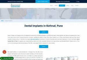 dental implants in pune - Microdent Dentistry is the best place if you are looking for dental implants in Pune. Microdent Dentistry is one of the famous dental implants clinic in Pune for regaining your natural tooth as well as your smile. We offer various types of dental implants in Pune for all age group