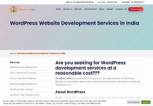 Best WordPress Development Executive - We are hiring for all types of web development services in India.