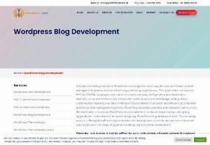 Best blog development company in India - Hire this company today for all types of web development and blog development services. Kindly check this.