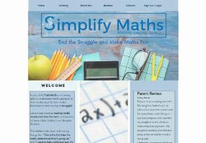 Simplify Maths - Online maths lessons for students from Grades / Years 4 to 8.math, maths, mathematics, lessons, teach, teacher, algebra, geometry, class, learn, help, grade