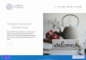 Temptin Treasures - Our main focus is candles as well as other beauty supplies such as soaps, bath butter, and other feminine needs.