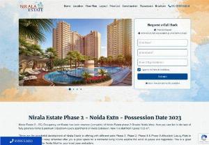 Nirala Estate Phase-2 - Nirala Estate Noida Extension Phase 2 Price - Miraculous construction of Nirala Estate Phase-2 suggested best price list of Greater Noida West. Marvellous best dwelling place of nirala estate phase 2 noida extension.