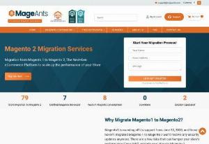 Magento 2 Migration Services - MageAnts are magento extension partner builder company and offering magento 2 migration services with certified developer get free quote now