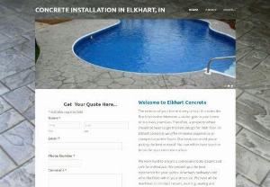 Elkhart Concrete - At Elkhart Concrete, we offer immense experience on stamped concrete floors. Our team can assist you in picking the best material. You can either have stone or bricks for your concrete surface.