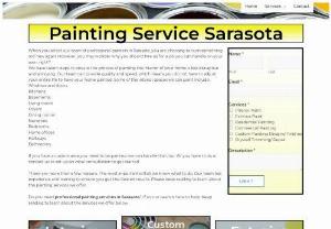 Painting services Sarasota - When you select our team of professional painters in Sarasota, you are choosing to turn something old new again. However, you may wonder why you should hire us for a job you can handle on your own, right?
We have taken steps to ensure the process of painting the interior of your home is less disruptive and annoying.