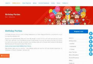 Pick the Birthday Party Package You Want - We provide the most eclectic kids birthday party packages in Texas. From party d�cor and furniture to name tags, entertainment, and invitation cards, it's all on us.