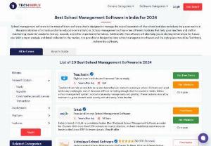 School Management Software - A school management software is a collection of computer instructions, specially designed to manage the day-to-day administrative tasks of schools. School management software allow schools to digitally monitor the daily activities along with managing all the resources and information on a single platform. School Management is the most efficient software that is designed to manage the overall operation of the school and also to reduce the paper works in the administration of schools.