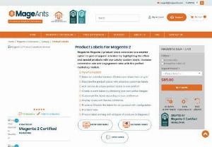 Magento 2 Product Labels - Magento 2 Product Labels extension enables store admin to add different types of product labels with customizing labels color, text, type on different products.