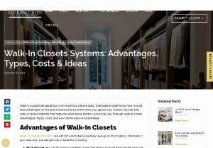 Walk-In Closets Systems: Advantages, Types, Costs & Ideas - We build walk-in closets in Toronto. The experts at Space Age Closets come up with unique and unusual options for walk-in closets all of the time. Contact us with your needs and let us come up with something marvelous for you.