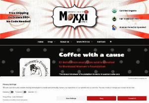 Moxxi Coffee Company - Moxxi Coffee is a woman owned coffee company featuring fair trade craft coffee and unique merchandise. $1 for every item sold is donated to the Moxxi Women's Foundation