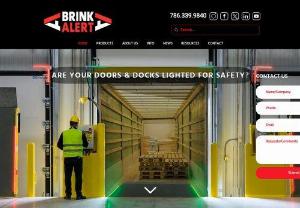 BrinkAlert - BrinkAlert offers LED Safety Light Systems for overhead garage doors, warehouse loading docks and factory floors. These versatile and effective safety systems are proven to prevent door strikes and accidents in high traffic areas. Works with all common door and dock equipment.