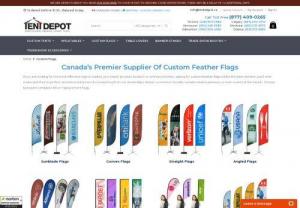 Exclusive Offers On Teardrop Flag Banners - Tent Depot | Ottawa - Design & Print Your Custom teardrop flag & banners. Durable Polyester, High-quality Hardware, Optional Sizes, Fast Shipping. Shop custom flag banner Today!For more information call on 1-877-409-0265.