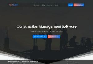 Zepth | Construction Management Software - The challenges in the construction industry are ever-growing and it is hard to imagine the completion of projects without the right technological foundation. This is exactly what Zepth can help you with- it is a powerful construction project management solution that has all the aspects of typical projects covered. Whether you are a business owner or a project manager, you can rely on Zepth to ensure successful completion of projects within budget and timelines. From facilitating seamless...
