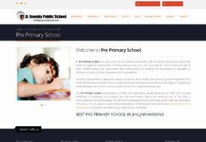 Pre Primary School Near Me - Pre Primary School Near Me plays a very important role in a kid's life. Gd Goenka Public school Jhajjar is one of the best pre-primary schools in Jhajjar Haryana.English medium top school in Jhajjar which you can choose for your kid's