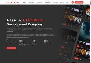 Screenshot of OTT App Development Company