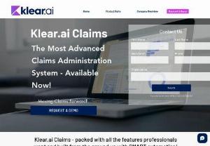 Why KlearClaims as your Workers Comp Claims Management Software? - Automation
Improve Productivity through Automation of Claims Handling with AI-powered Workers Comp Claims Management Software: KlearClaims

Artificial Intelligence
Leverage cutting edge AI to know claims which require urgent attention and Enable the system to recommend claims administration

Collaboration
Extend the claims handling program by seamlessly integrating multiple teams into the workflow

Performance Management
​Objectively quantify the accuracy of examiners, the...