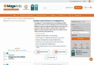 Magento 2 Product Attachments - Magento 2 Product Attachments helps store owner to attach various files to the products.