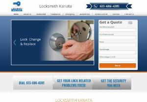Locksmith Kanata - Locksmith Kanata provides you comprehensive and speedy locksmith service at a relatively affordable price. Our superior lineup of services includes car door opening, keyless entry installation, lock change, and transponder key programming. We will also immediately come to your place, should you need lockout assistance. Phone : 613-686-4381