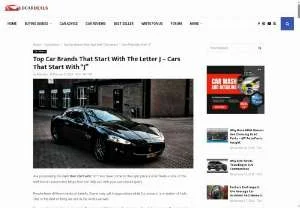 Screenshot of Car Brands That Start With The Letter J