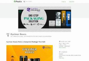 Eyeliner Boxes Make a Complete Package That Sell - Increase the value of your brand in front of customers by using stylish eyeliner boxes having the brand logo and attractive printing designs. Get special add-ons and creative designs as well.