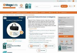 Magento 2 Advanced Product Reviews - Magento 2 Advanced Product Reviews helps customers to share their experience by giving a detailed review of purchased products. Customers also upload images or videos on review.