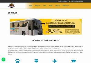 Bus rental service in Dubai, Abu Dhabi, Sharjah - SERVICES - Our bus rental service company organize stuff/labor transportation, school busses, airport and hotel transfers, city tours all over Dubai and UAE!