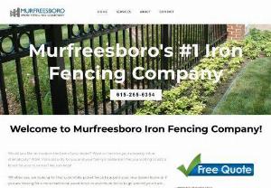 Murfreesboro Iron Fencing Company - Murfreesboro Iron Fencing Company is the best choice for fence contractors in Murfreesboro TN. We are the go-to professionals for a wide range of fences including cedar, dog run, vinyl, chain link, gates, and more. We also offer free estimates and professional, friendly service.