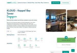 Hot Desk and Coworking in Singapore - KLOUD Keppel Bay Tower - Start your new flexible coworking office at KLOUD, Keppel Bay Tower, Singapore with Workbuddy membership at $129 monthly and get access to over 30 coworking spaces in Singapore.
