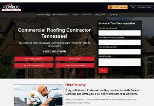 Commercial Roofing Memphis - Republic Roofing & Restoration is a leading commercial roofing contractor that specializes in commercial roof repair...