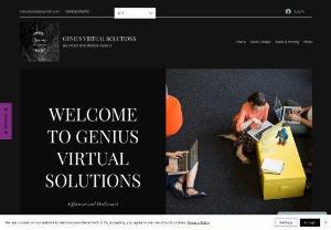Genius Virtual Solutions - Welcome to Genius Virtual Assistance, your Virtual Assistant Service of choice. We are dedicated to assisting overwhelmed business owners with any and all of their administrative needs. Explore our website to find out how we can be of service to you today.
