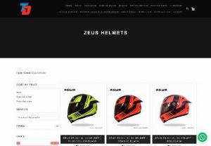 Buy online zeus helmets on teamdrivenindia - Planning to buy a new helmet ? Buy online zeus helmets on teamdrivenindia at affordable price. Then You're in the right place .We are providing the quality product .You get the zeus helmets at best price India. Also you can get the free shipping . You can take order on what's up also . contact at : 9130079988