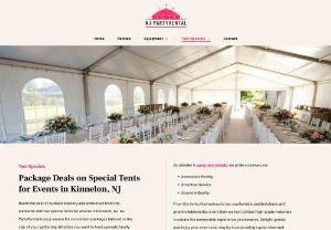 tents for special event kinnelon nj - If you are searching for party rentals in Kinnelon, NJ, you need to contact NJ PartyRental. Here we have tent rental equipment and much more, visit our site to learn more.