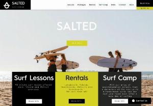 SALTED SURF - SALTED SURF is a surf school filled with stoke! All coaches are qualified to ensure you receive the best and safest lessons. From board rentals, group or private lessons, to kid's parties - We've got it all. Come learn to surf JBay, the world's surf capital, you won't regret it.