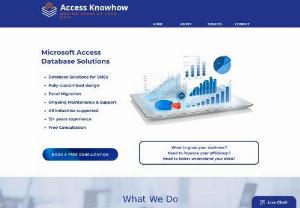 Access Knowhow - Access Knowhow provides Access database development services to the SME community, fully customisable to your business needs. Increase your productivity, and manage your data more efficiently with a new Access database.
