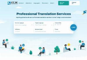 CCJK Technologies - CCJK offers professional language translation services globally for all popular languages. We are also delivering state of the art IT services in web development, graphic design, multimedia and e-learning.