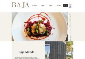 Baja - Located on the shore of the beautiful Lake Lugano,
the terrace of the Baja Ristorante & Lounge Bar overlooks its banks and the surrounding mountains,
in a quiet and sheltered bay, just ten minutes by car from the center of Lugano and Mendrisio.