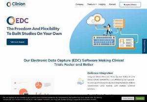 Clinion EDC | Smart and fast study setup and clinical data management. - Clinion EDC enables fast and easy study setup and data management. Clinion EDC uses AI & Automation to improve data capture and data quality.