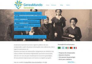 Geneamundo - Family tree, genealogical research in scanned or microfilmed documents and creation of a personalized website.