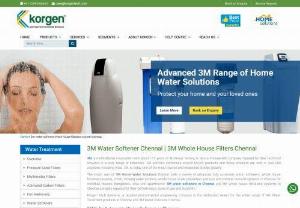 3M Water Softener in Chennai - Korgen tech is a reputed environmental engineering company, which is the authorized dealers for the entire range of 3M water treatment products in chennai 3M water solution chennai. If you are looking for water solution in chennai, please contact us 7299066660