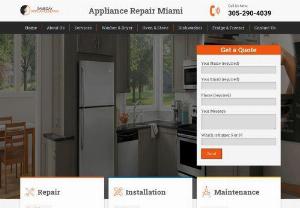 Alpha Appliance Repair Miami - Alpha Appliance Repair Miami will promptly come to your place and bring you hassle-free appliance service. We have incredible technicians who specialize in handling stove repairs, dryer repairs, oven repairs, and other jobs. Whatever problem you may be into, we assure you that our smart technicians can resolve it quickly. Phone : 305-290-4039
