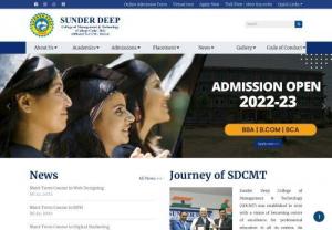 Best College for BCA in Ghaziabad | Listed as Top 10 BBA colleges in Ghaziabad - Sunder Deep College of Management & Technology is one of the top BBA, BCom, BCA college in Ghaziabad. BCA top college in UP was established in 2010 with a vision of becoming excellence centre.