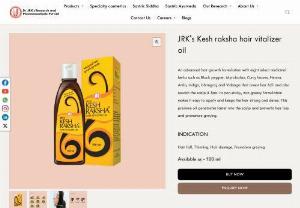 Hair oil for hair growth and hair fall control | Kesh Raksha Oil - Kesh raksha oil, a natural hair fall control oil that strengthens the hair, prevents hair fall, promotes hair growth and stops premature greying of hair.