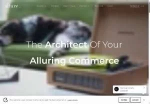 Screenshot of Adobe Certified E-Commerce Solutions - Allure Commerce